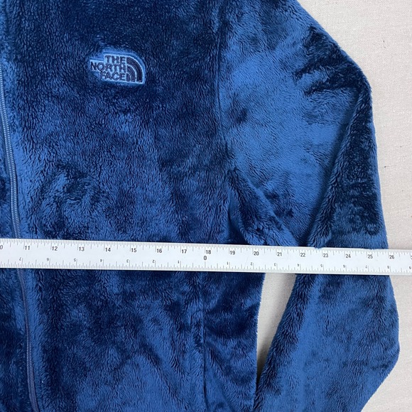 The North Face Womens Soft Fleece Jacket Pullover Blue Circular Design Size XL - Picture 6 of 7